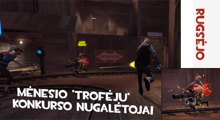 Rugsėjo mėnesio "Trofėjų" konkurso nugalėtojai