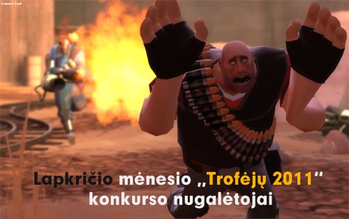 Lapkričio mėnesio „Trofėjų 2011“ konkurso nugalėtojai