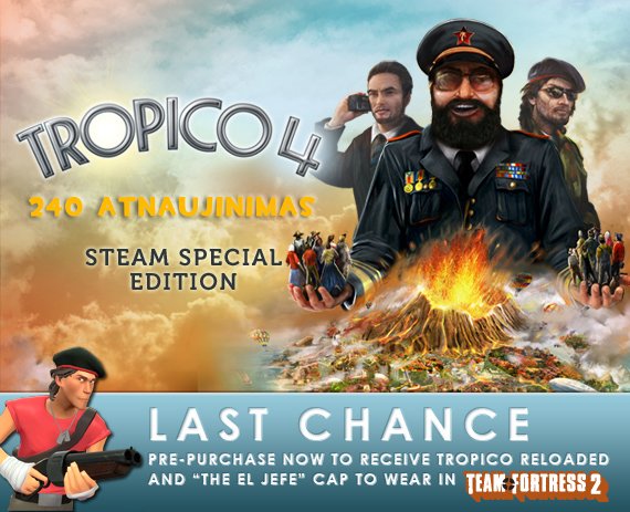 240 Atnaujinimas - Tropico 4
