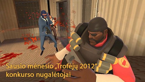 Sausio mėnesio „Trofėjų 2012“ konkurso nugalėtojai