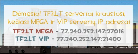 Kraustosi TF2.LT Mega ir VIP serveriai