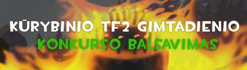 Kūrybinio TF2 gimtadienio konkurso balsavimas