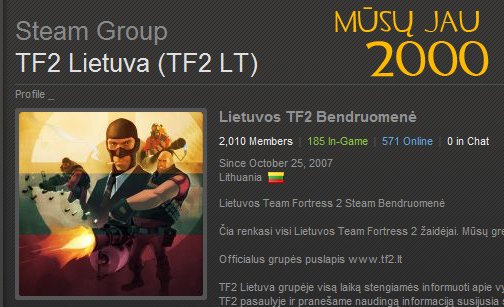 TF2 Lietuva - Jau 2000 narių